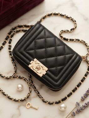 (NWT!) Quilted Crossbody Wallet! 4 ways to wear!